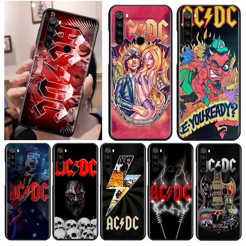 

AC DC Poster Music Black Cover For Xiaomi Redmi Note 9 9S 8T 8 7 6 5A 5 4X 4 Pro Max Soft Phone Case