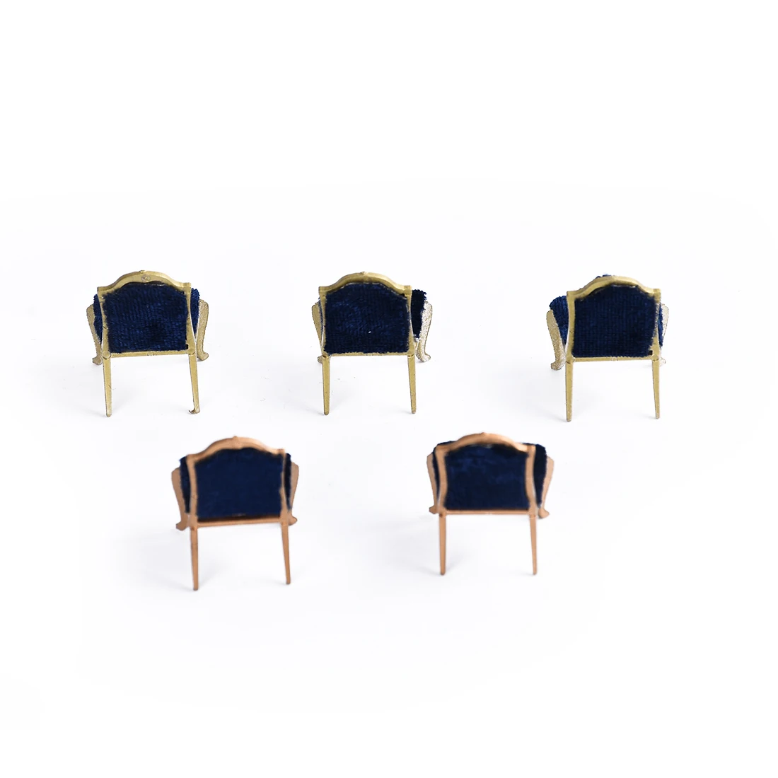 

Accessories Model Chairs Kids Simulated Dining For sand table Plastics DIY Furniture Play 5pcs set