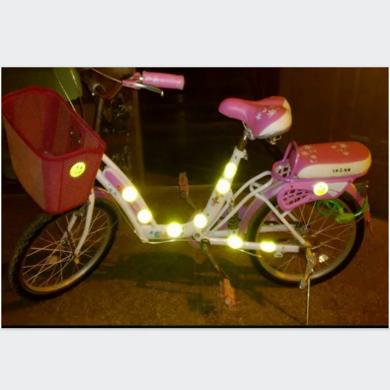 Новая наклейка Smile Bike s отражатели для детей рюкзак отражатель наклейка велосипедные наклейки аксессуары для велоспорта наклейка Рамка