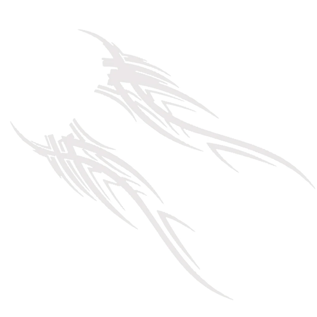 Pair Waterproof Car Body Side Truck Decal Vinyl Flame Graphics Racing Stripes Sticker Universal