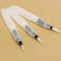 3pcs/Set Water color Brush Pen Set Kit Refillable Markers Paint Watercolor Brush for Painting Drawing Art Supplies Felt-tip Pens 1