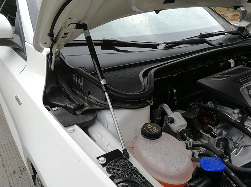 Для Ford Focus Нержавеющая сталь Авто Передняя крышка капота модифицировать газовые стойки Лифт поддержка гидравлического капота 2шт