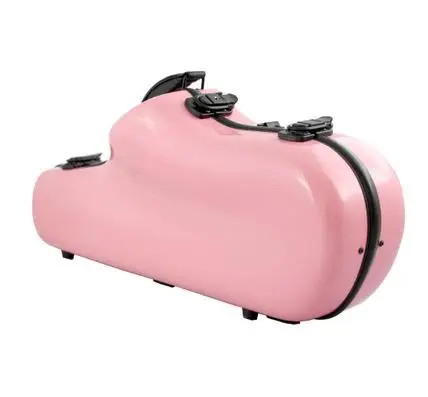 Чехол для саксофона из армированного стекловолокном пластика drop E alto, sax case - Цвет: pink