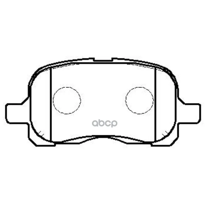 Колодки Тормозные Дисковые Передние Toyota Corolla 1.4/1.6/2.0d 97 00 Диск15''/ 1.6/1.8 02