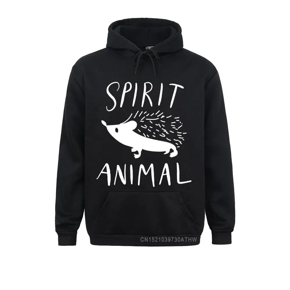 Brand New Men Sweatshirts Spirit Animal Hedgehog Pullover Hoodie Funny Gift__4032 Custom Hoodies Summer  Hoods Long Sleeve Spirit Animal Hedgehog Pullover Hoodie Funny Gift__4032black