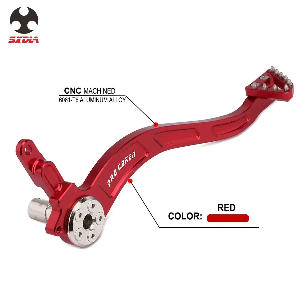 Мотоциклистов, красный сзади педаль тормоза рычаг для HONDA CRF150F CRF230F 2003 2004 2005 2006 2007 2008 2009 2012 2013