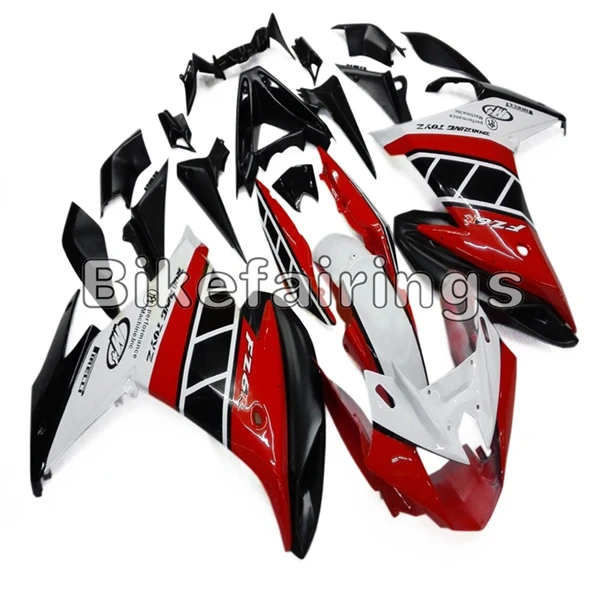 Sportbike красный белый и черный Понижающие Cowlings Обтекатели для Yamaha FZ6R 2009 2010 fz6r 09 10 ABS пластик мотоциклы кузов комплект