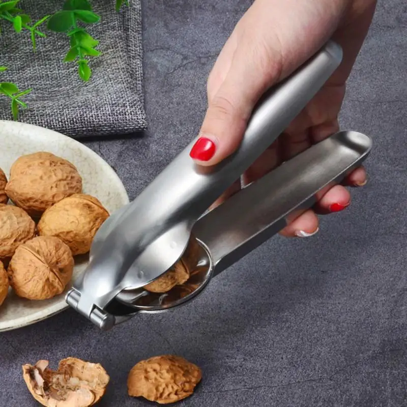 

Stainless Steel Chestnut Clip Nut Opener Cracker Sheller Walnut Plier Tools