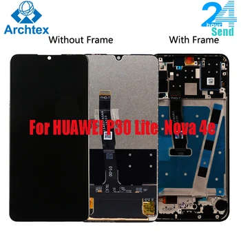 

6.15 inch For HUAWEI P30 Lite LCD Display +Touch Screen Digitizer Assembly + frame For HUAWEI Nova 4e MAR-LX1 LX2 AL01 Screen