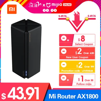 Xiaomi AX1800 Router Wifi6 VPN 2.4G 5GHz Full Gigabit Dual-Frequency Home Wall-penetrating Repeater Signal Amplifier 2