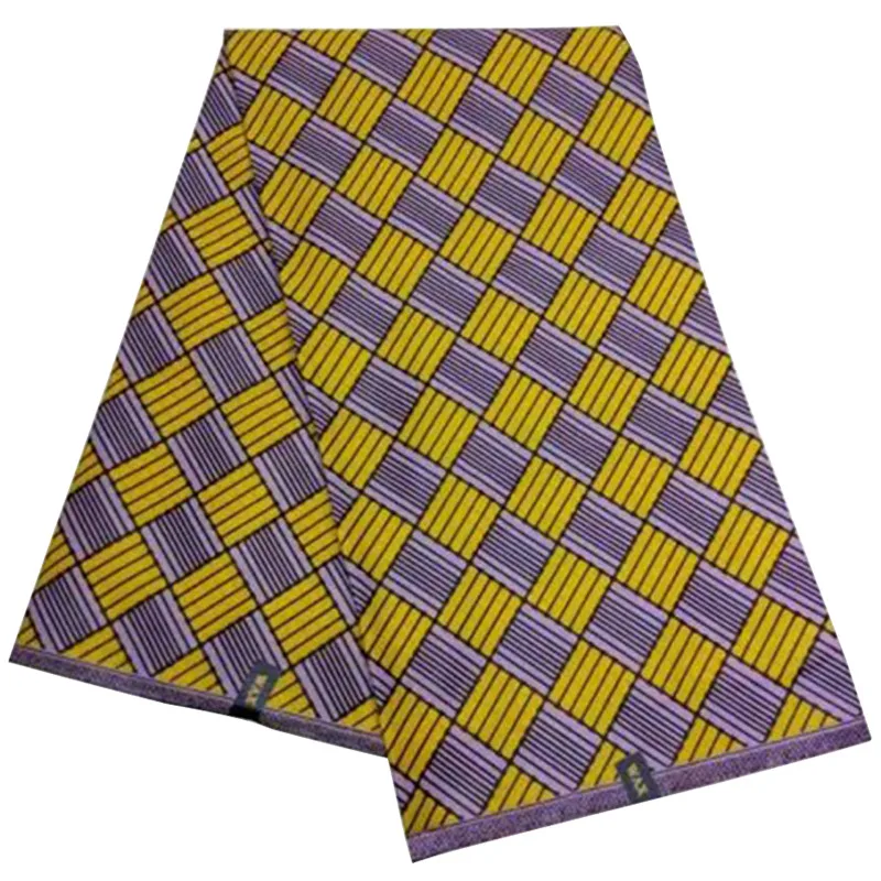 Африканская восковая ткань Анкара 6 ярдов голландская Высококачественная нигерийская восковая печать швейная печатная супер Nederland ткань