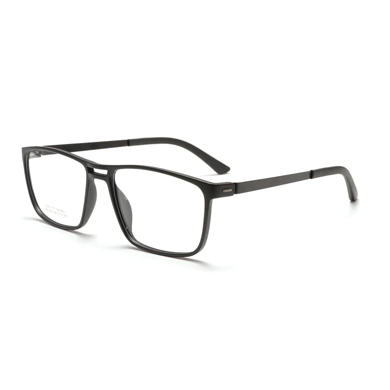 Matte Black TR очки с эффектом памяти, оправа для мужских очков с пружинным шарниром, оправа для очков, винтажные очки, оптическая оправа для очков, близорукость, мужские оправы для очков - Цвет оправы: Matte Black