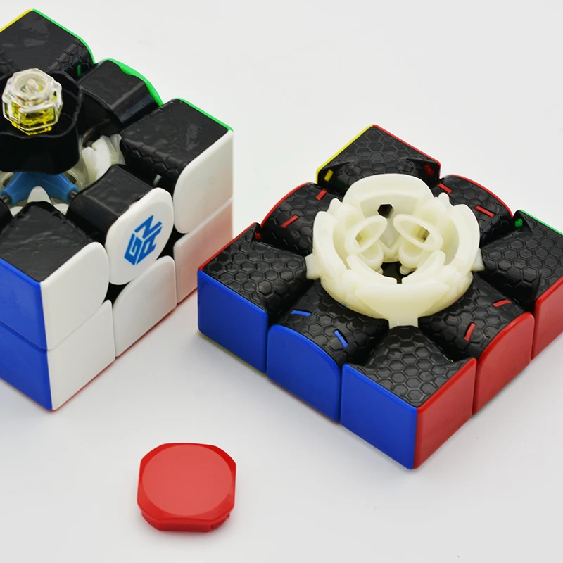 Gan356 R S 3x3x3/GAN 354M магнитный кубик без наклеек волшебный Профессиональный 356 скорость Magico Cubo GAN356AIR Пазлы для детей