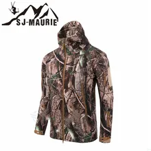 Уличная камуфляжная Водонепроницаемая мягкое непродуваемое тактическое охотничье пальто рыбацкий трекинговый флис Мужское пальто армейская военная куртка