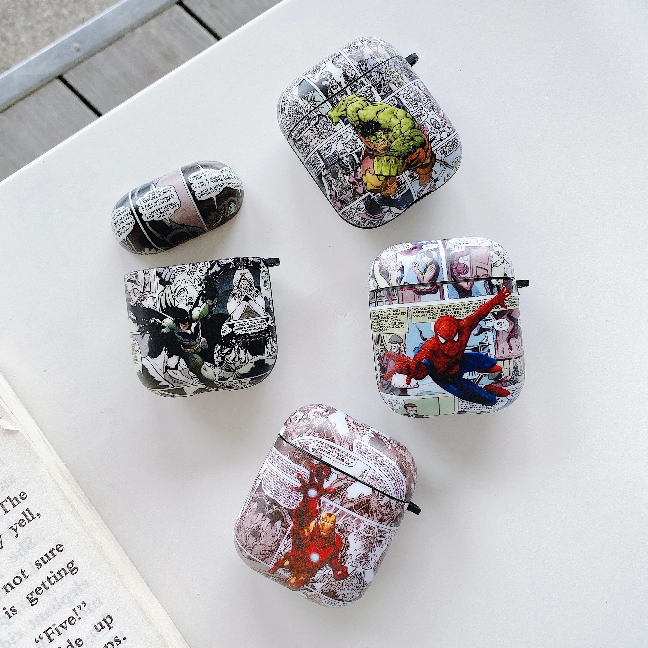 Мягкий чехол Marvel для AirPods 1 2 3 Pro с изображением спайдермена яда персонального