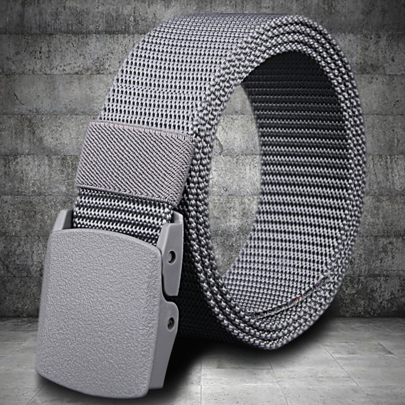 

Men's Belt Nylon Fabric Belt Military Outdoor Tactical Belt Army Style Cinturon Male Belts For Men Luxury Ceinture Tissu Homme