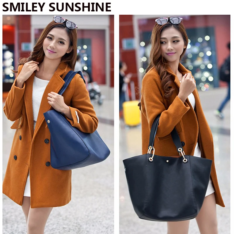 Brown Women Messenger Large Shoulder Bag Big Leather Bag Female Genuine Black Handbag Ladies Crossbody sac a main femme