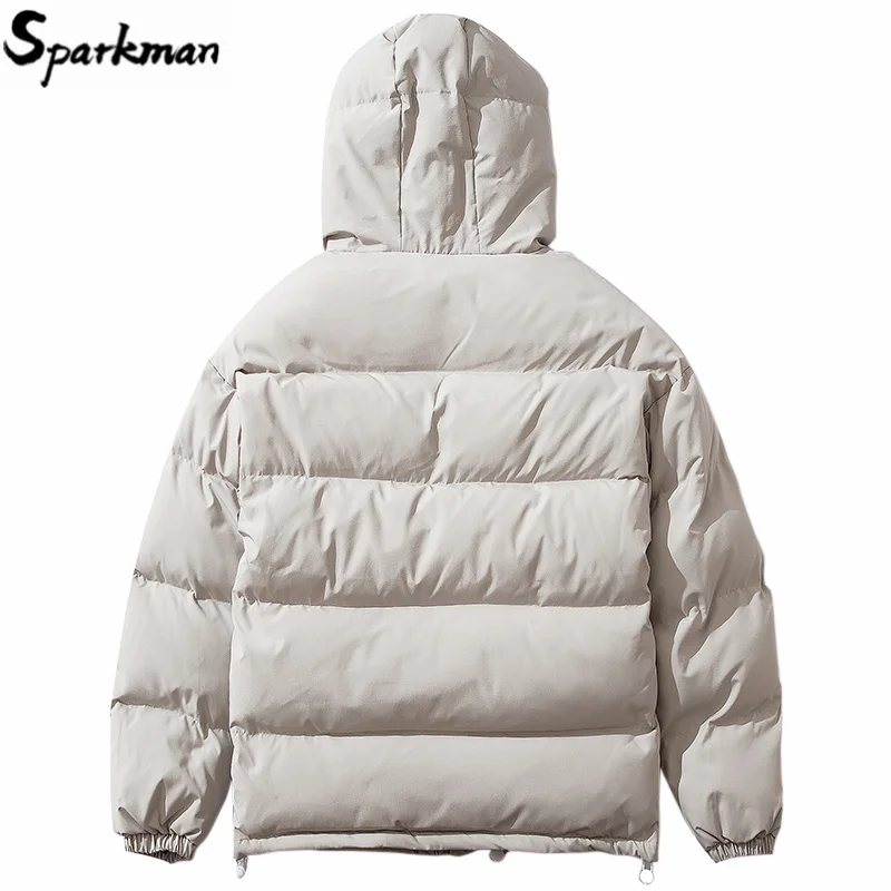 2019 зимняя куртка с капюшоном парка уличная одежда хип хоп мужской Тренч ветровка
