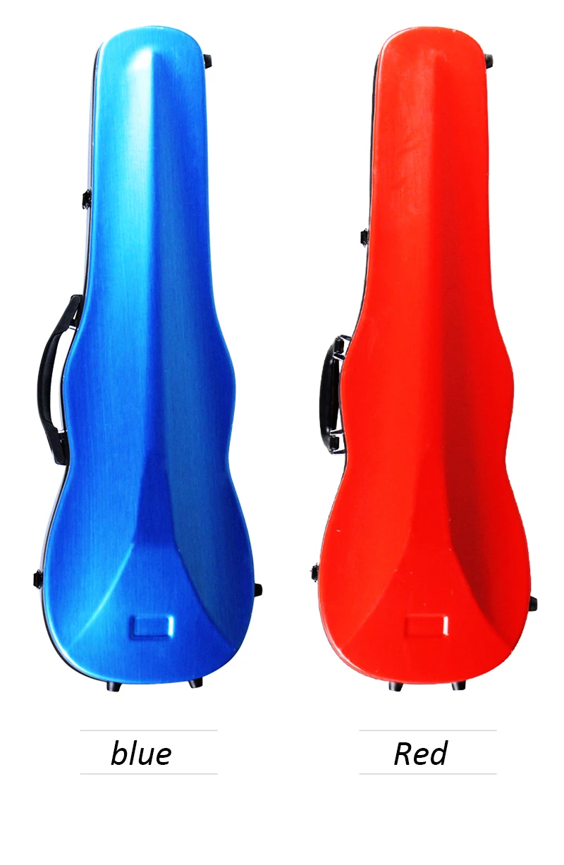 2 fibra de carbono duplo ombro leve caixa violino