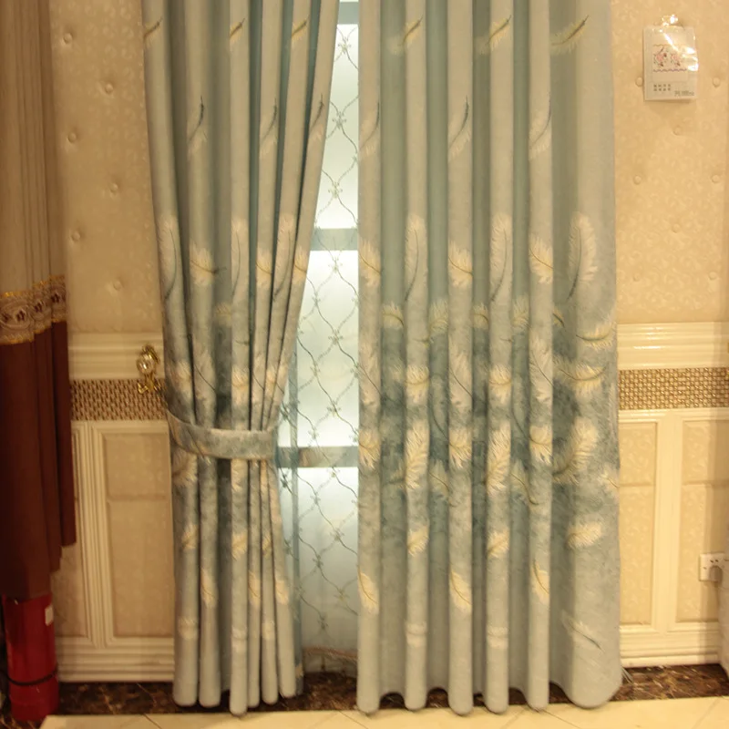 

Warm Shading In New Cotton and Linen Printing Curtains for Living Dining Room Bedroom.