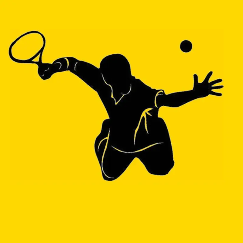 Tennis Sticker Car Window Sports Decal Muurstickers Name Posters Vinyl Wall Decals Parede Decor Mural Tennis Sticker