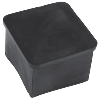

Furniture Chair Square Leg Protector Soft PVC Foot 30mmx30mm 24Pcs Black