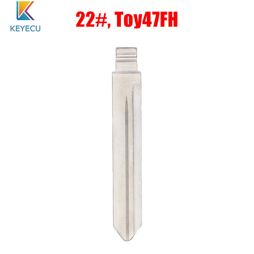 KEYECU 10 шт./лот KEYDIY Универсальные пульты Flip Key Blade 22 # Toy47FH для Toyota | Автомобили и