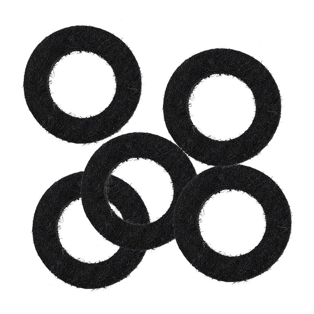 Set of 10pcs Universal Trumpet Trombone Cornet Valve Stem Felt Washer Pads Accessories Trumpets Instrument Cleaning Kit Set of 10pcs Universal Trumpet Trombone Cornet Valve Stem Felt Washer Pads Accessories Trumpets Instrument Cleaning Kit