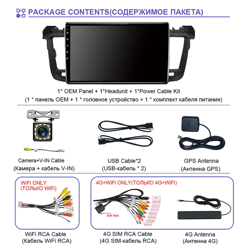 EKIY Blu-ray IPS DSP Android 10 Car Radio 6G+128G For Peugeot 508 2011-2018 Stereo Multimedia Player GPS Navigation Wifi Carplay