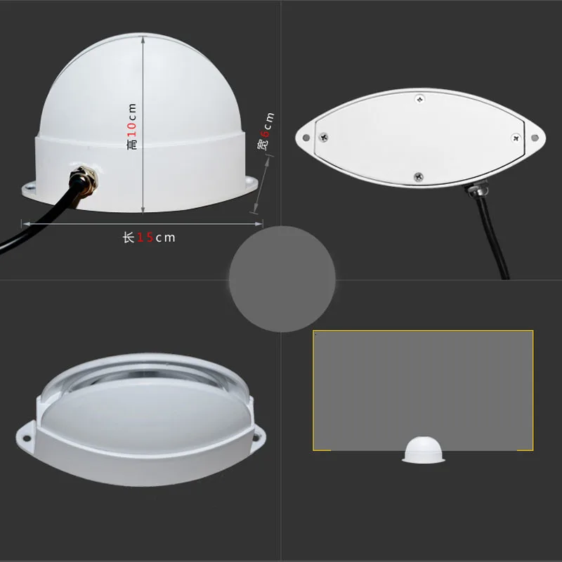 Открытый водонепроницаемый Ip65 Led крыльцо огни Современный домашний декор вверх вниз алюминиевый настенный светильник для двора коридора балкона Ac85-265v