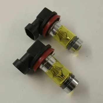 

Fog LED Headlights Replacement Parts Accessories 1 pair H11 Yellow 100W