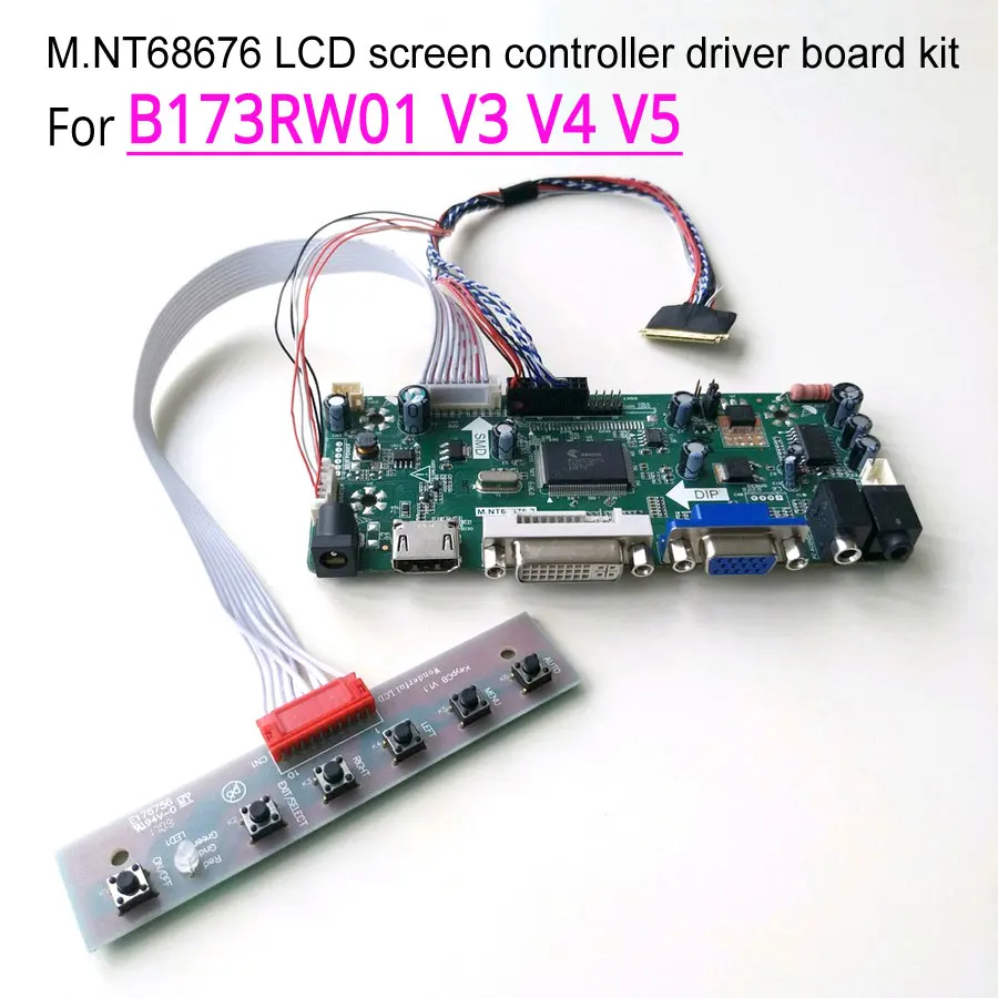 Drive-Board Screen-Controller WLED Lcd-Panel Laptop LVDS 40pin VGA M.NT68676 for B173RW01