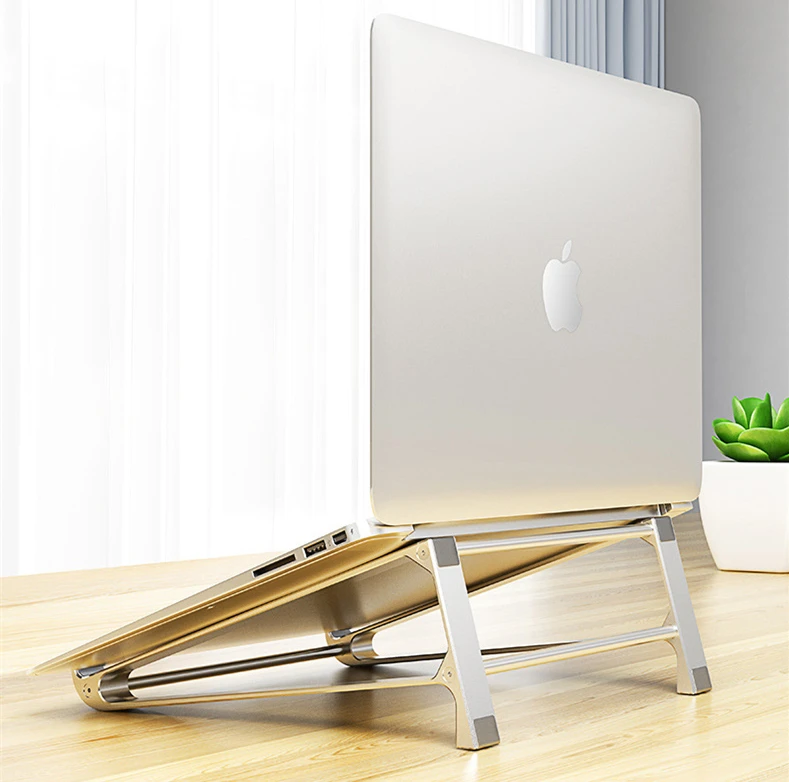 2 в 1 дизайн Алюминиевый вертикальный охлаждающий стенд для ноутбука держатель для MacBook Air Pro 13 15 поверхность 11-17 дюймов ноутбук настольная подставка