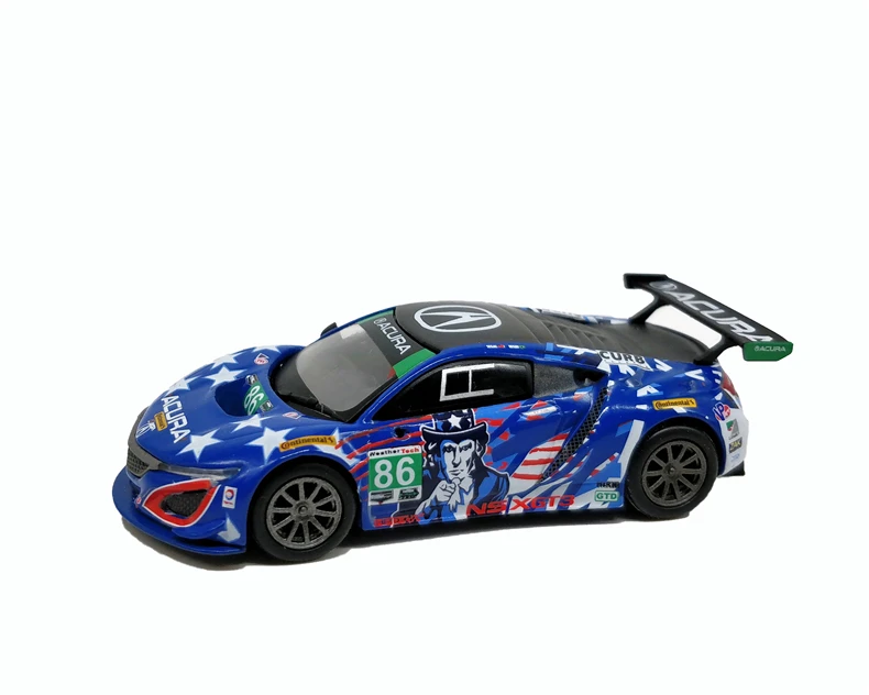 Мини GT 1: 64 Honda Acura NSX GT3 MSA Watkins Glen игрушечный автомобиль игрушки для детей литая под давлением модель автомобиля подарок на день рождения
