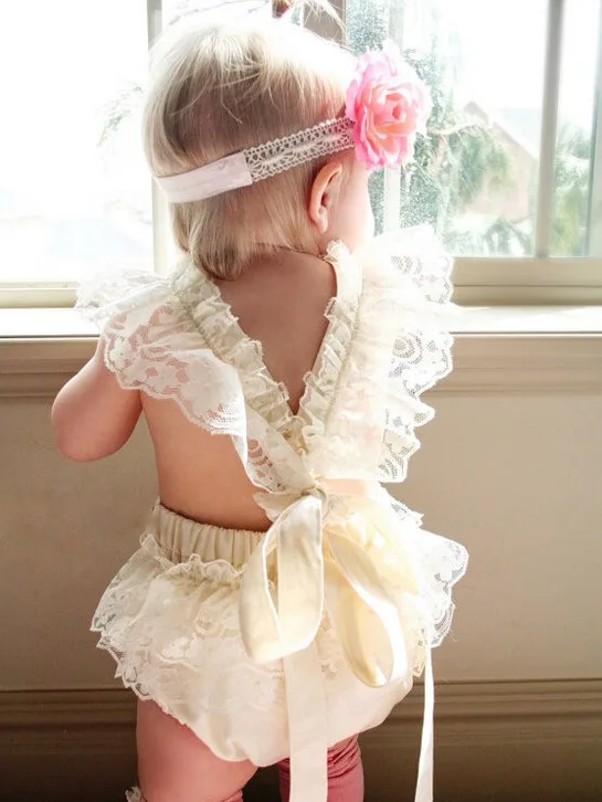 

2019 Newborn Photography Props Baby Romper Bebe Photo Props Romper Lace Newborn Baby Girl Off Shoulder Newborn Girl Outfits