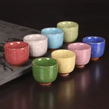 80 мл керамическая чайная чашка кракле глазури чашки Tazas De ceramic a Creativas китай чайная чашка путешествия чайный набор кунг-фу H046