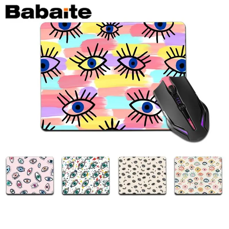 Babaite Top Quality Evil eyes small Mouse pad PC Computer mat Top Selling Wholesale Gaming Pad mouse