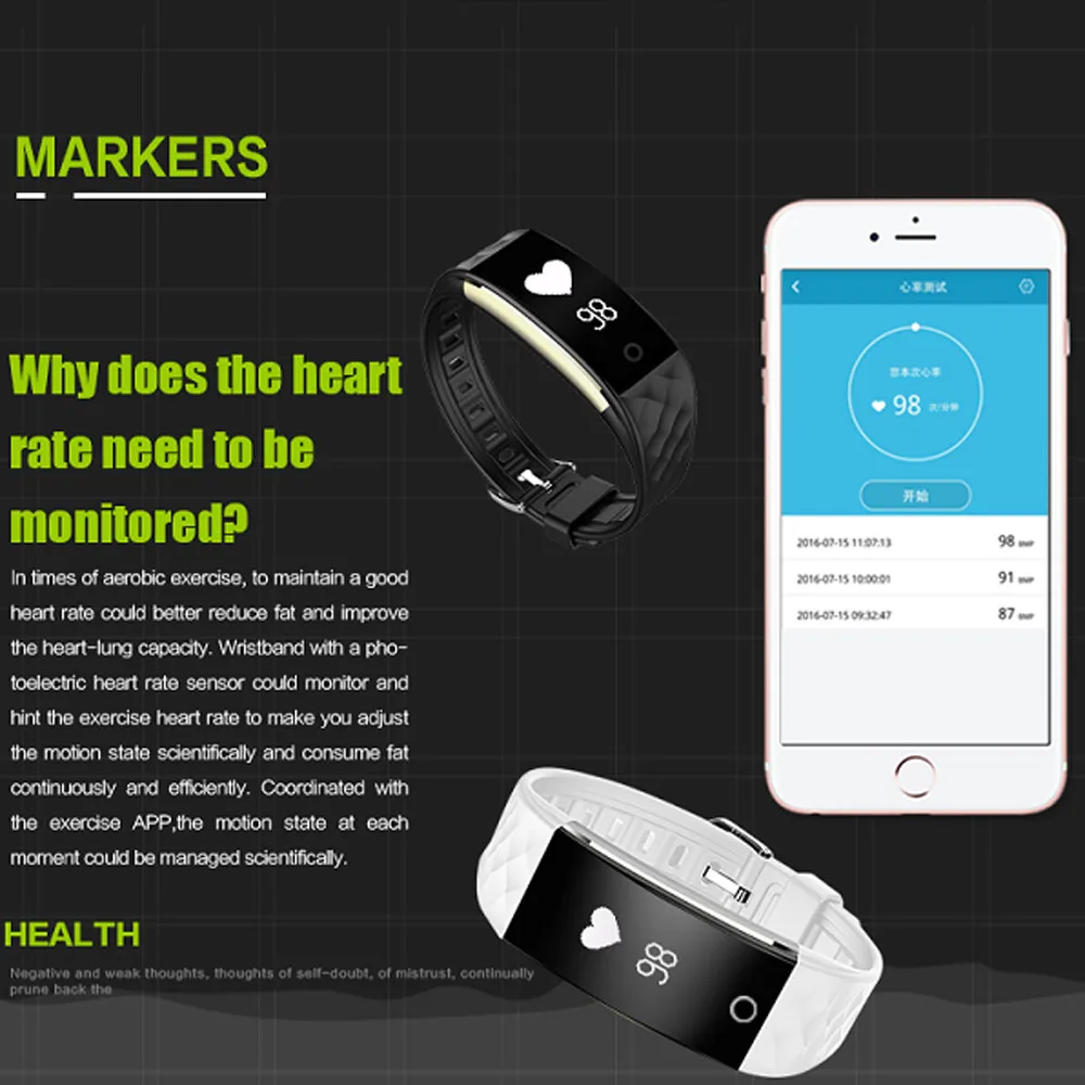Bluetooth 4,0 светодиодный смарт-часы водонепроницаемые фитнес Смарт-часы монитор сердечного ритма наручные часы браслет спортивные часы# D1