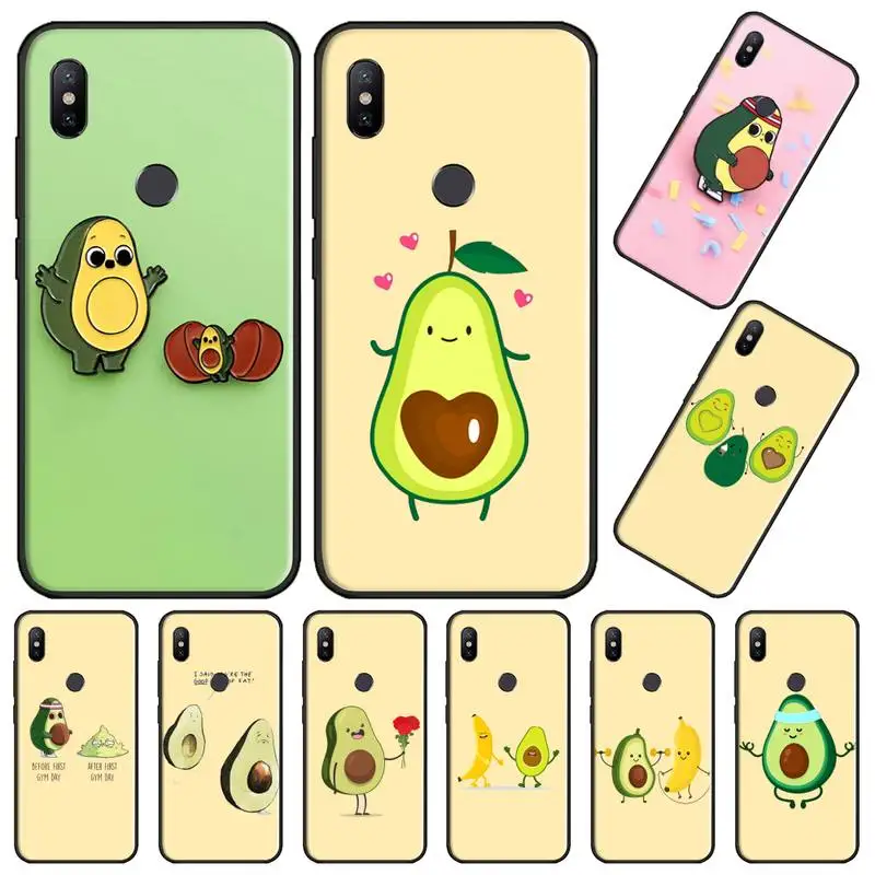 

Avocado cartoon Phone Case For xiaomi Redmi 5 5A plus 7A 8 note 2 3 4 5 5A 6 7 GO K20 A2