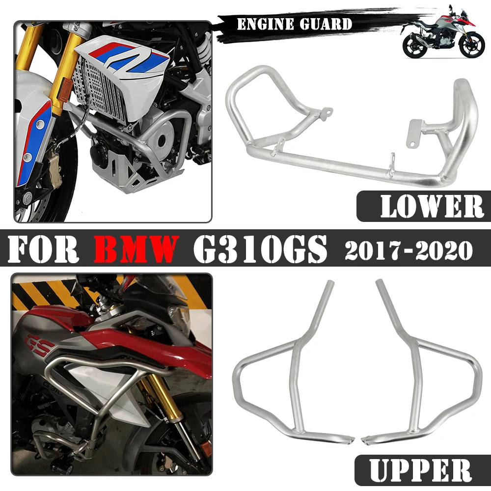 Motorcycle Engine Guard Tank protector Upper Crash Bars Cover Bumpers For BMW G310GS G 310GS G310R G310 R G 310R 2017 2018-2020