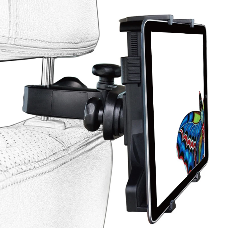  Tablet Holder 360 Rotating Headrest Mount PC Stand Car Back Seat Support 7 Inch 8 Inch 10.1 Inch