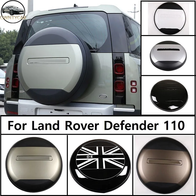 PROD 1005001839523642 For Land Rover Defender 110 130 2020 ABS 7 Styles
Car Rear Spare Tire Protective Cover Car Accessories