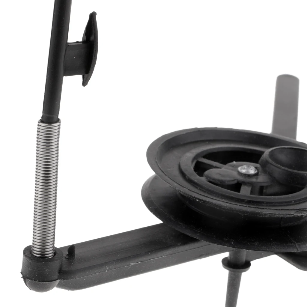 ABS Ice Fishing Tip-Up Ice Fishing Rod with Hole Cover and Orange Flag