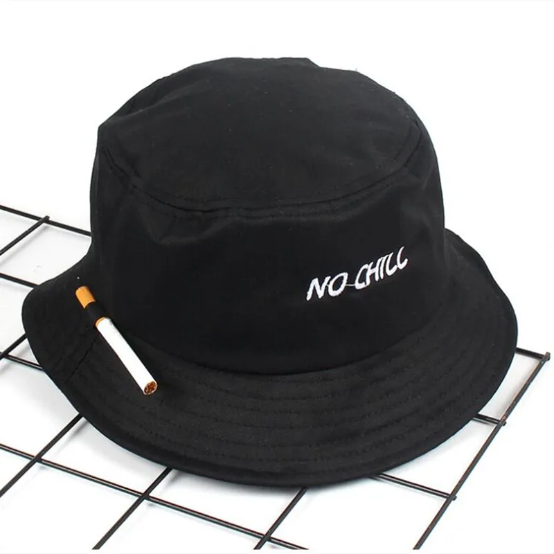 CHILL Cigarette Embroidery Bucket Hat 