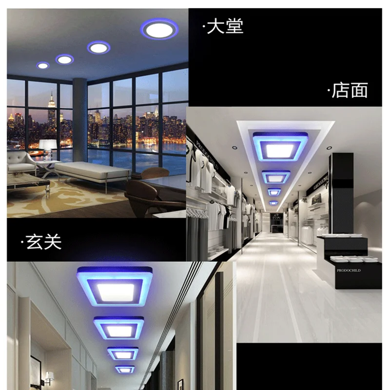 3 model Square led downlight 11