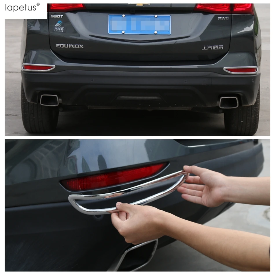 Аксессуары Lapetus подходит для Chevrolet Equinox 2017 2020 ABS задний бампер противотуманный