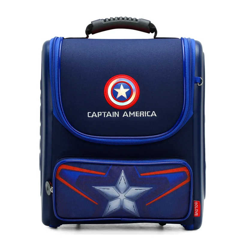 

New Style Schoolbag for Elementary School Students 1-3 Grade Men's Children Burden Relieving Spine-Backpack Brand School Bag