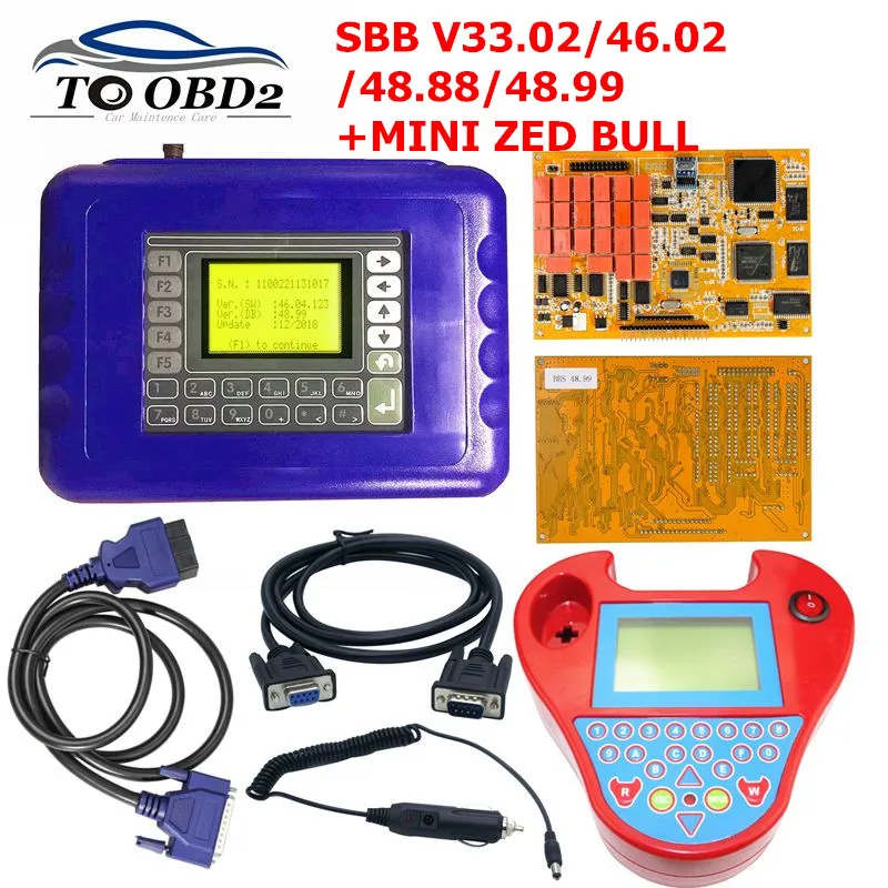Новое поступление V48.88 V48.99 SBB Pro2 ключевой программист Поддержка автомобили до 2018