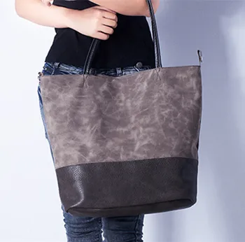 

Bucket Tote Shoulder Bag Hobo Handbag Large Capacity Soft Designer Top Handle Purses