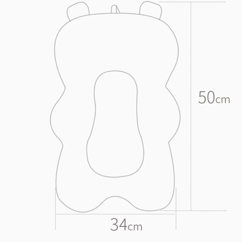 Baby portable baby bath bathtub mat non-slip bathtub mat newborn safety safe bath support cushion foldable soft pillow Baby portable baby bath bathtub mat non-slip bathtub mat newborn safety safe bath support cushion foldable soft pillow
